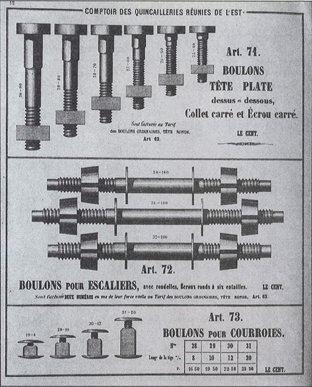 Comptoir des quincailleries réunies de l’Est