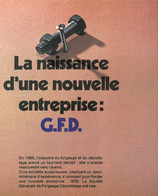 Création d’un groupe industriel : GFD